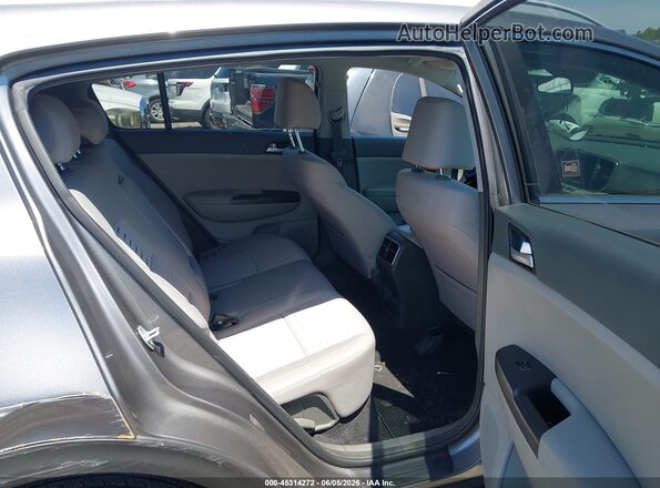 KNDPMCAC6J7419525 2018 KIA SPORTAGE Gray VIN կոդի պիտակի տեսք