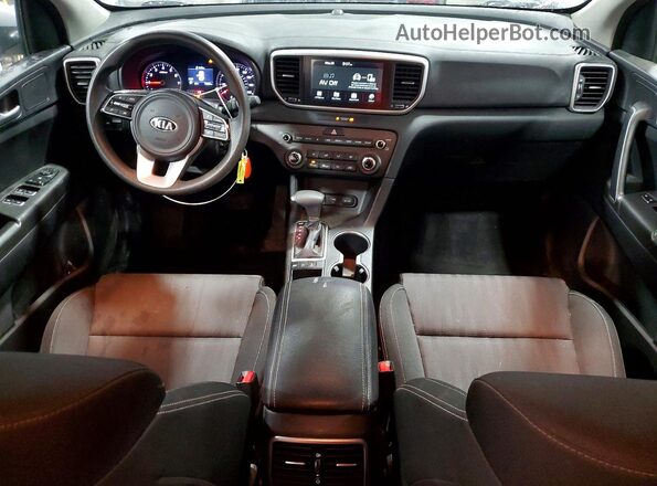 KNDPMCAC6L7798819 2020 KIA SPORTAGE Silver Առջևի վահանակի տեսք