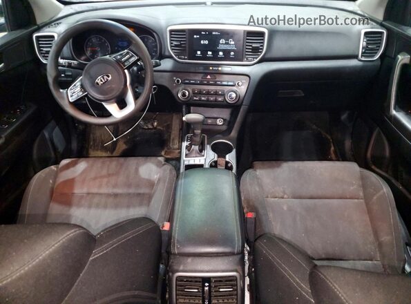 KNDPMCAC6N7999042 2022 KIA SPORTAGE Black Առջևի վահանակի տեսք