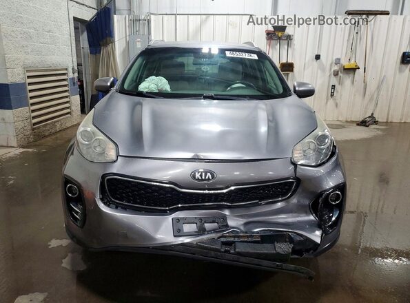 KNDPMCAC7H7053682 2017 KIA SPORTAGE Silver წინა ხედი