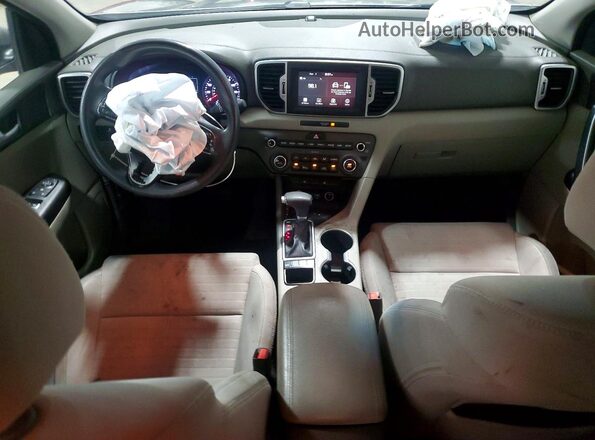 KNDPMCAC7H7053682 2017 KIA SPORTAGE Silver წინა პანელის ხედი