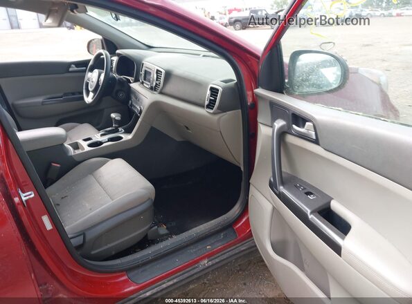 KNDPMCAC7H7246558 2017 KIA SPORTAGE Red Vista interior delantera