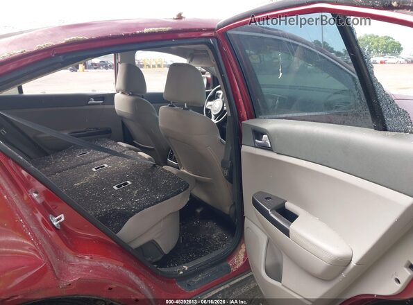 KNDPMCAC7H7246558 2017 KIA SPORTAGE Red Vista de la etiqueta del VIN