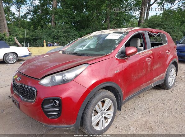 KNDPMCAC7H7246558 2017 KIA SPORTAGE Red Vista frontal