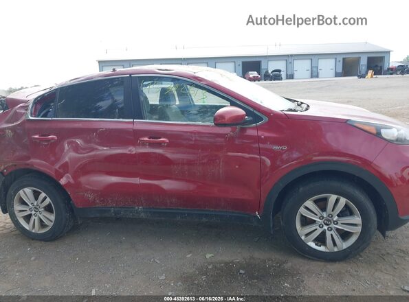 KNDPMCAC7H7246558 2017 KIA SPORTAGE Red Vista interior trasera