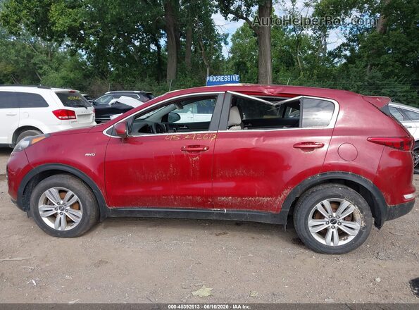 KNDPMCAC7H7246558 2017 KIA SPORTAGE Red Vista interior de 360 grados