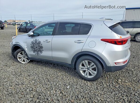 KNDPMCAC7H7282573 2017 KIA SPORTAGE Silver Trasero izquierdo