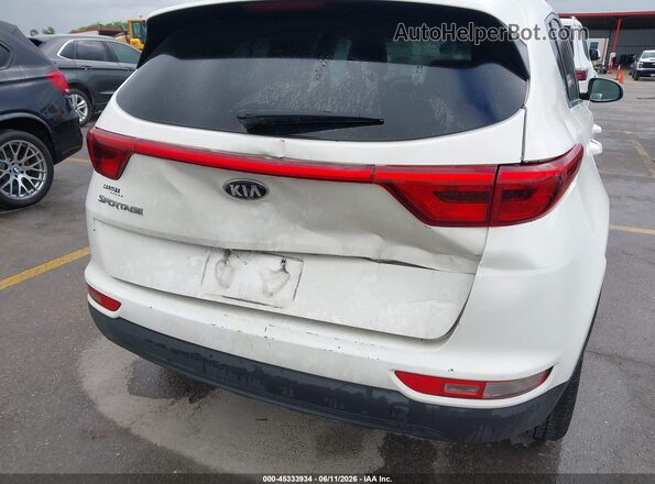 KNDPMCAC7K7605477 2019 KIA SPORTAGE White Vista frontal