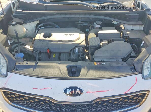 KNDPMCAC8H7159414 2017 KIA SPORTAGE White Вид підкапотного простору