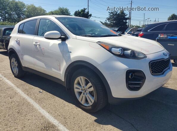 KNDPMCAC8H7159414 2017 KIA SPORTAGE White Передня права чверть