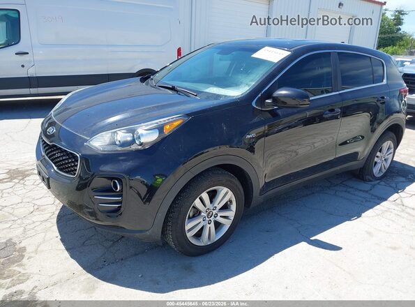KNDPMCAC8H7235066 2017 KIA SPORTAGE Black Przód lewy