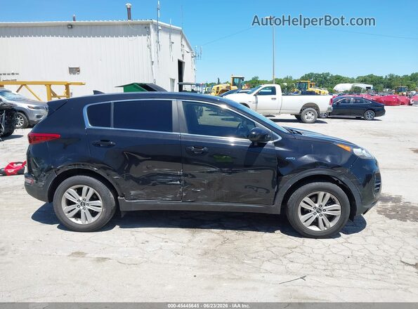 KNDPMCAC8H7235066 2017 KIA SPORTAGE Black Widok wnętrza 360 stopni