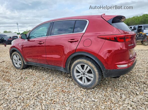 KNDPMCAC8H7281044 2017 KIA SPORTAGE Red Հետևի ձախ