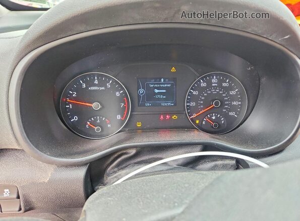 KNDPMCAC8H7281044 2017 KIA SPORTAGE Red Սարքավորումների վահանակի տեսք