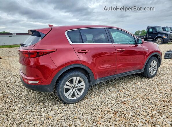KNDPMCAC8H7281044 2017 KIA SPORTAGE Red Հետևի աջ