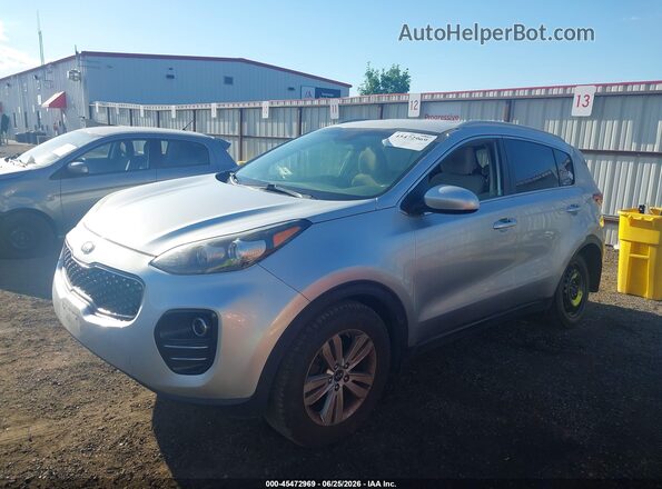 KNDPMCAC8J7378296 2018 KIA SPORTAGE Silver Передня ліва чверть