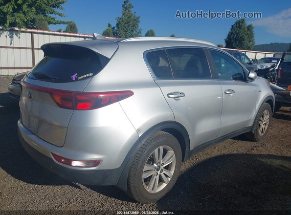 KNDPMCAC8J7378296 2018 KIA SPORTAGE Silver Задня права чверть