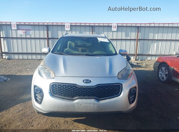 KNDPMCAC8J7378296 2018 KIA SPORTAGE Silver Вид щитка приладів
