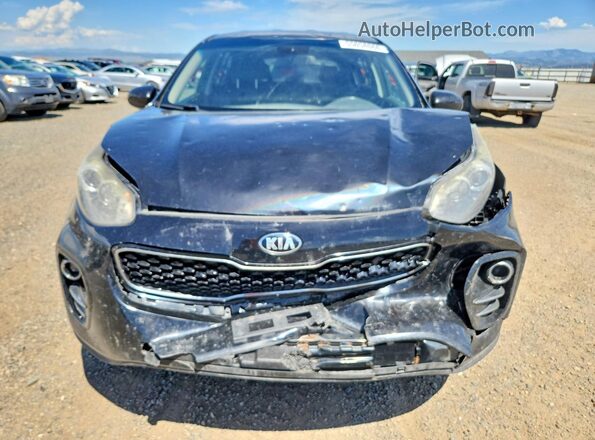 KNDPMCAC8J7424600 2018 KIA SPORTAGE Black Դիմացի տեսք