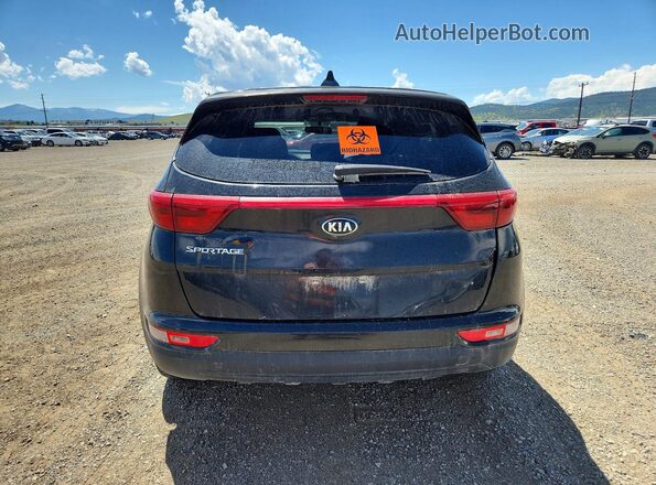 KNDPMCAC8J7424600 2018 KIA SPORTAGE Black Հետևի տեսք
