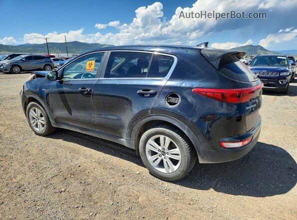 KNDPMCAC8J7424600 2018 KIA SPORTAGE Black Հետևի ձախ