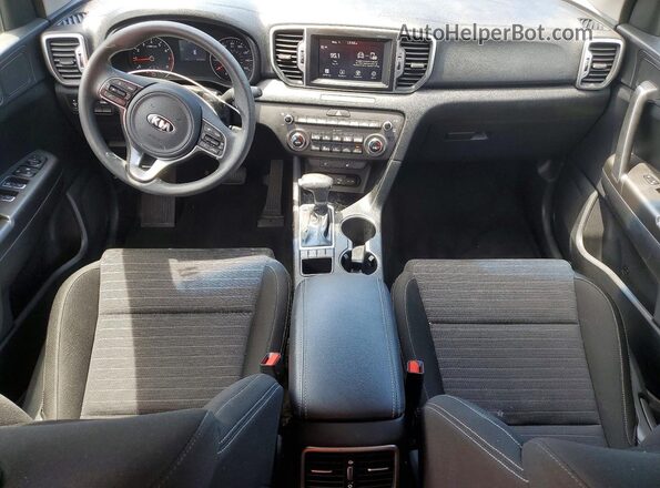 KNDPMCAC8J7473196 2018 KIA SPORTAGE Black Widok deski rozdzielczej