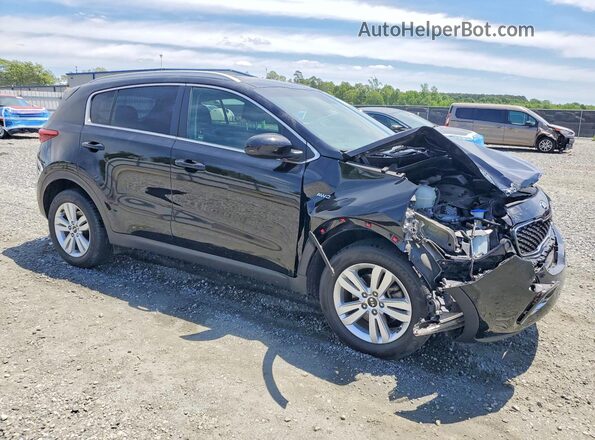 KNDPMCAC8J7473196 2018 KIA SPORTAGE Black Przód prawy