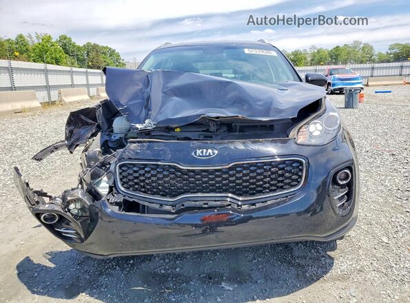 KNDPMCAC8J7473196 2018 KIA SPORTAGE Black Widok z przodu