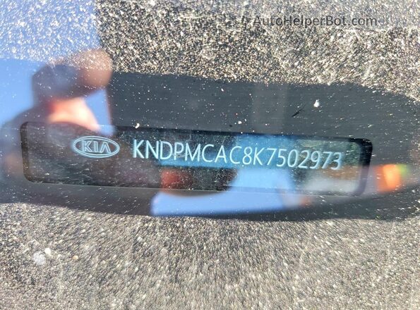 KNDPMCAC8K7502973 2019 KIA SPORTAGE Black Vista del compartimento del motor