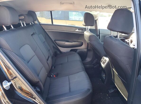 KNDPMCAC8K7502973 2019 KIA SPORTAGE Black Vista de los asientos traseros