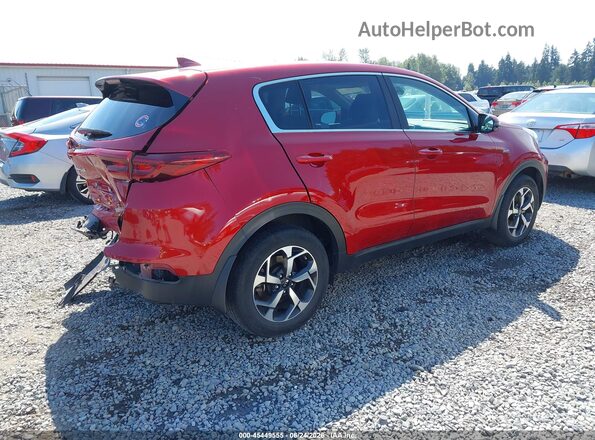 KNDPMCAC8L7742607 2020 KIA SPORTAGE Red უკანა მარჯვენა