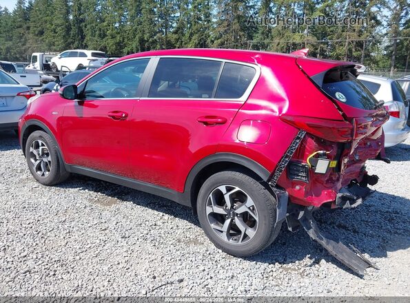 KNDPMCAC8L7742607 2020 KIA SPORTAGE Red უკანა მარცხენა