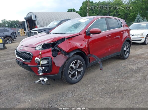 KNDPMCAC8L7749766 2020 KIA SPORTAGE Red Przód lewy