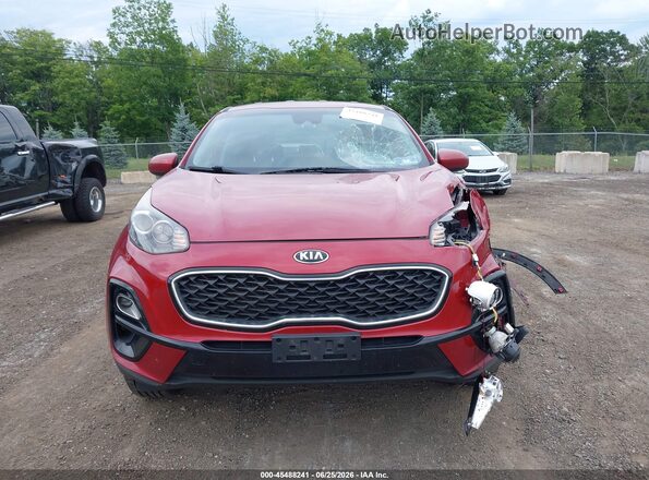 KNDPMCAC8L7749766 2020 KIA SPORTAGE Red Widok zestawu wskaźników