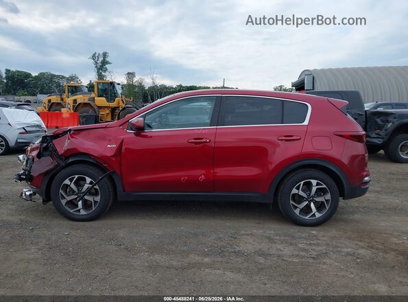 KNDPMCAC8L7749766 2020 KIA SPORTAGE Red Widok wnętrza 360 stopni