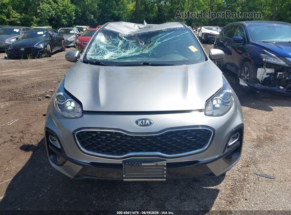 KNDPMCAC8L7790690 2020 KIA SPORTAGE Gray წინა ხედი