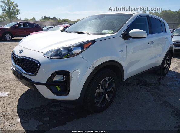 KNDPMCAC8N7005488 2022 KIA SPORTAGE White Առջևի ձախ երեք քառորդ տեսարան