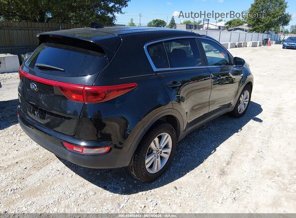 KNDPMCAC9H7180207 2017 KIA SPORTAGE Black Rear right