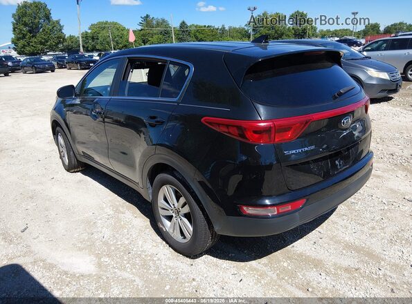 KNDPMCAC9H7180207 2017 KIA SPORTAGE Black Rear left