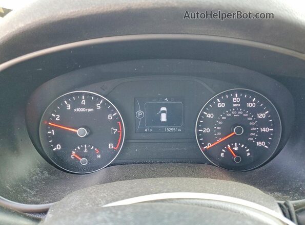 KNDPMCAC9H7203274 2017 KIA SPORTAGE Gray ხელსაწყოთა პანელის ხედი