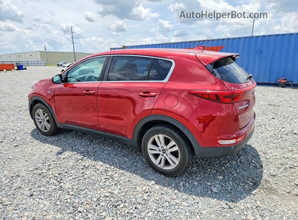 KNDPMCAC9J7400712 2018 KIA SPORTAGE Red Trasero izquierdo
