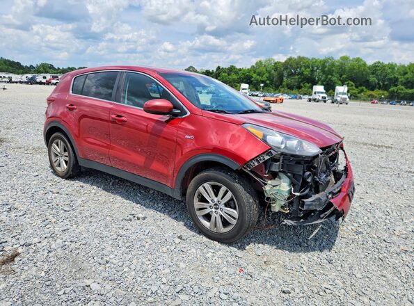 KNDPMCAC9J7400712 2018 KIA SPORTAGE Red Delantero derecho