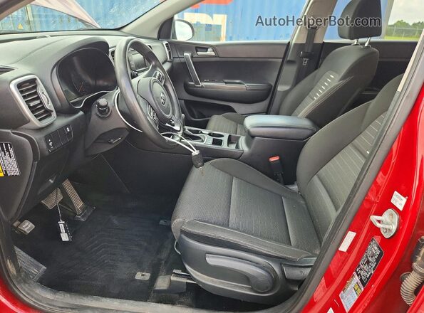 KNDPMCAC9J7400712 2018 KIA SPORTAGE Red Vista interior delantera