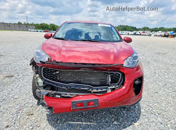 KNDPMCAC9J7400712 2018 KIA SPORTAGE Red Vista frontal