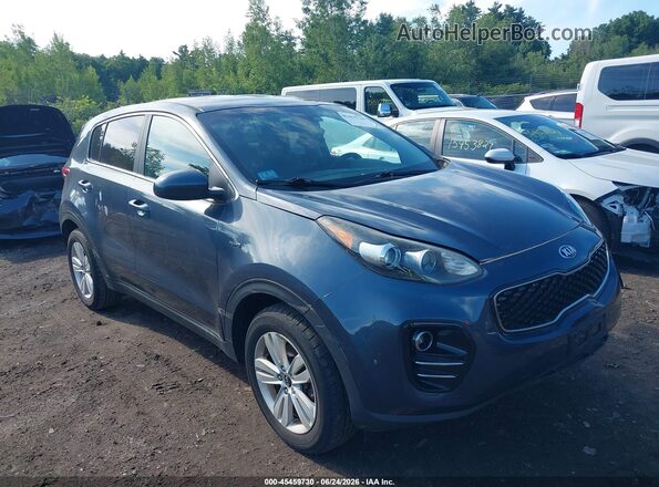 KNDPMCAC9J7424668 2018 KIA SPORTAGE Blue Սալոնի հետևի տեսք
