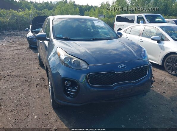 KNDPMCAC9J7424668 2018 KIA SPORTAGE Blue Սարքավորումների վահանակի տեսք