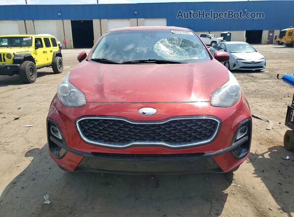 KNDPMCAC9M7864278 2021 KIA SPORTAGE Red წინა ხედი