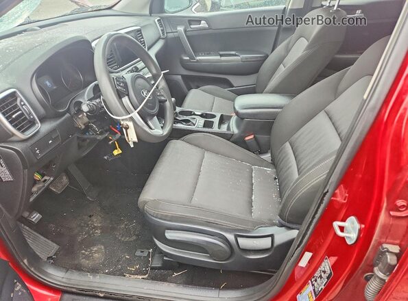 KNDPMCAC9M7864278 2021 KIA SPORTAGE Red წინა სალონის ხედი
