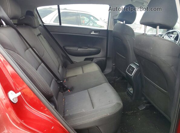 KNDPMCAC9M7864278 2021 KIA SPORTAGE Red უკანა სალონის ხედი