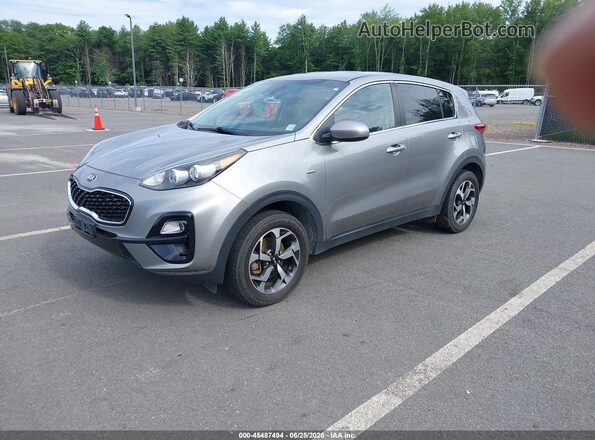 KNDPMCAC9M7875331 2021 KIA SPORTAGE Серый Передняя левая четверть